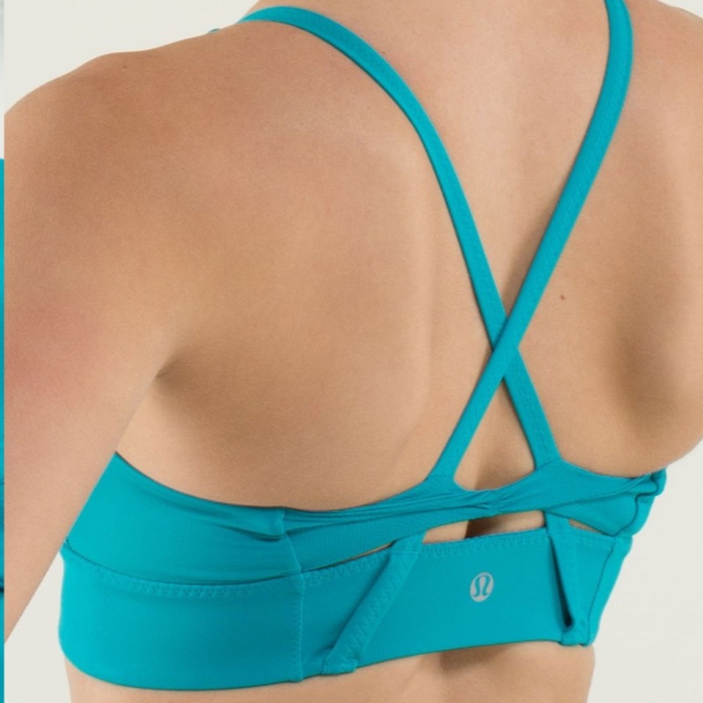✨SALE Lululemon Sports Bra 8 M Teal Yeah Yoga